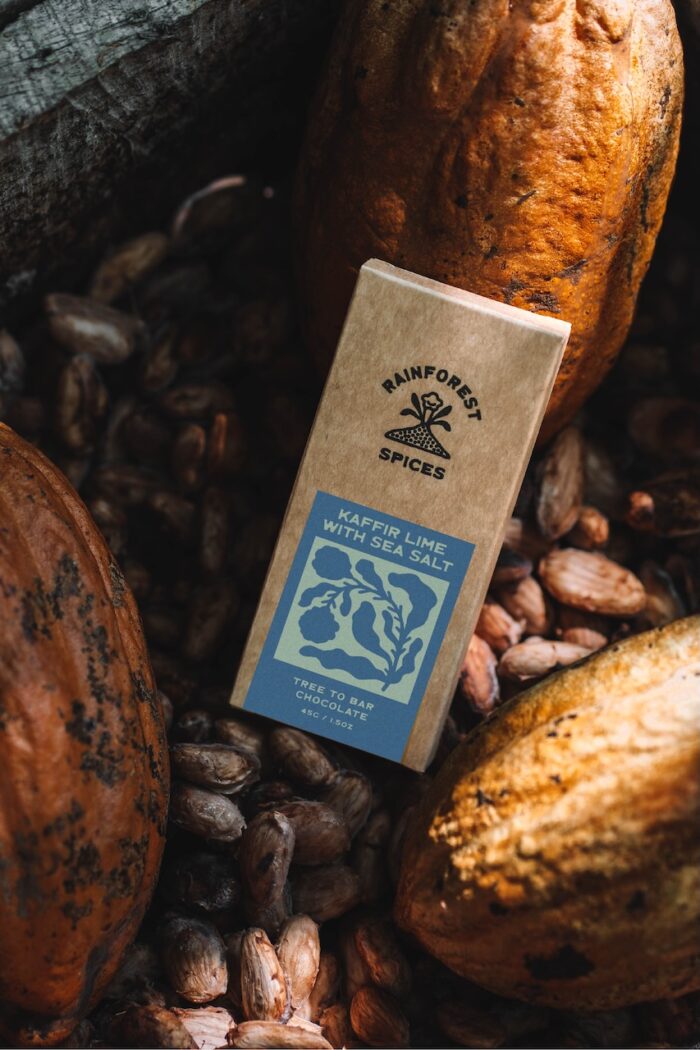 Chocolate Bar Kaffir Lime with Sea Salt